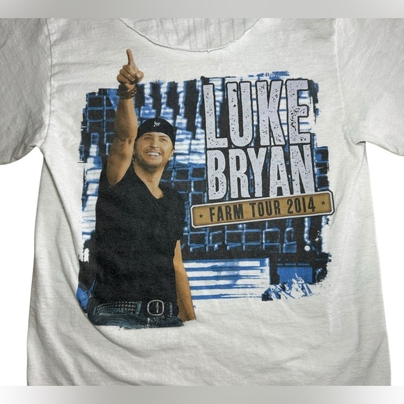 Luke Bryan Farm Tour 2014 T Shirt​​​​ - Picture 2 of 5